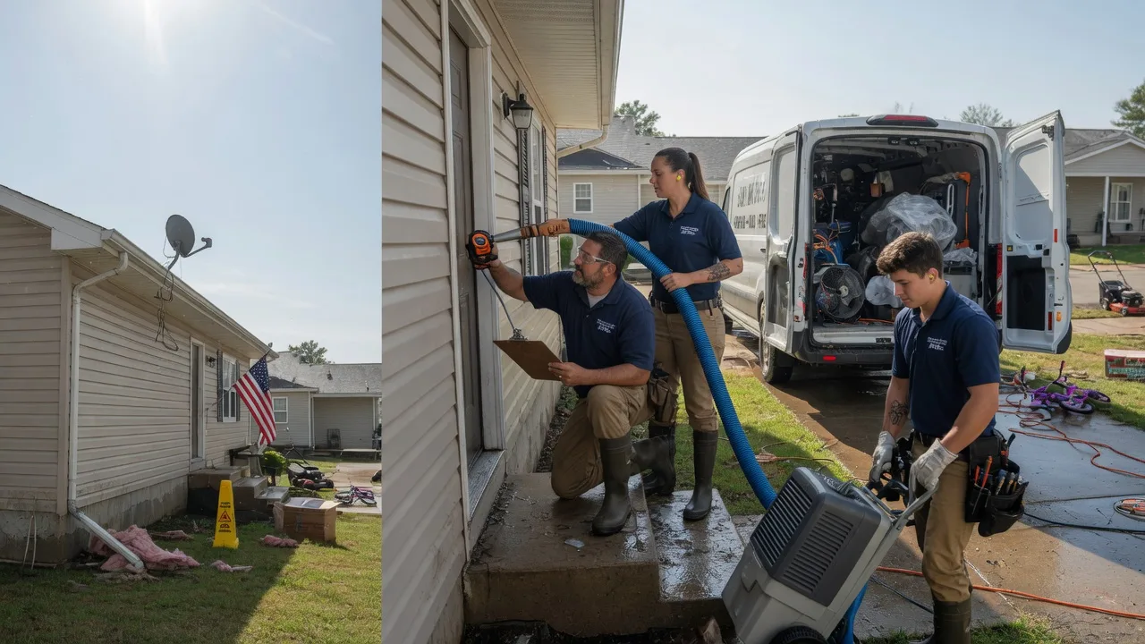 Ceiling Water Damage Restoration in Kimmell, IN near me